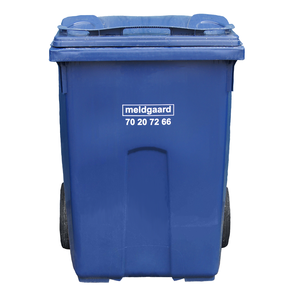 Minicontainer – 2 hjul – stor minicontainer med 2-hjul - 360 liter