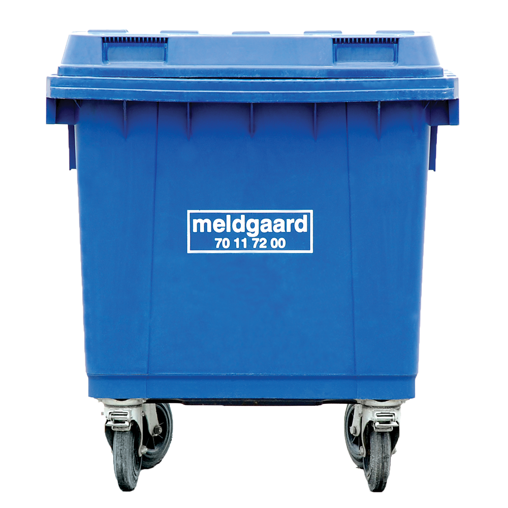 Minicontainer 4hjul – stor Minicontainer med 4 hjul - 400 liter
